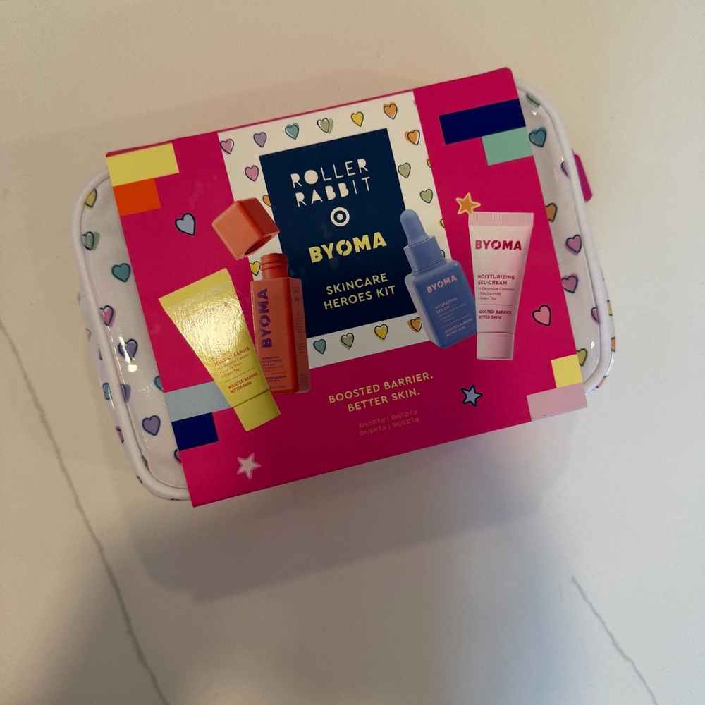 Roller Rabbit x Target Byoma Disco Hearts Wave Skincare Set